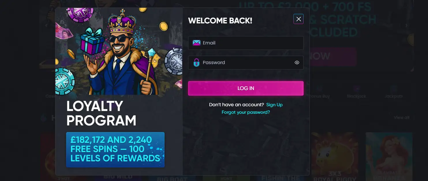 britsino casino login